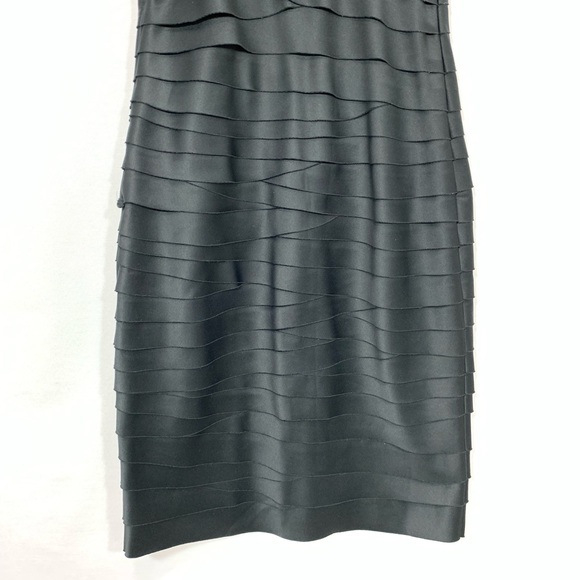 WHBM Black Tiered Dress Formal Special Occasion - Picture 6 of 7